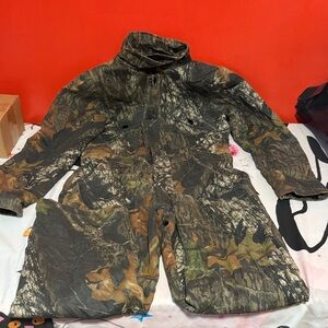 Field Staff Camouflage Youth Lined Hunting  Overalls (Sz 12/14)